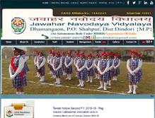 Tablet Screenshot of jnvdindori.com